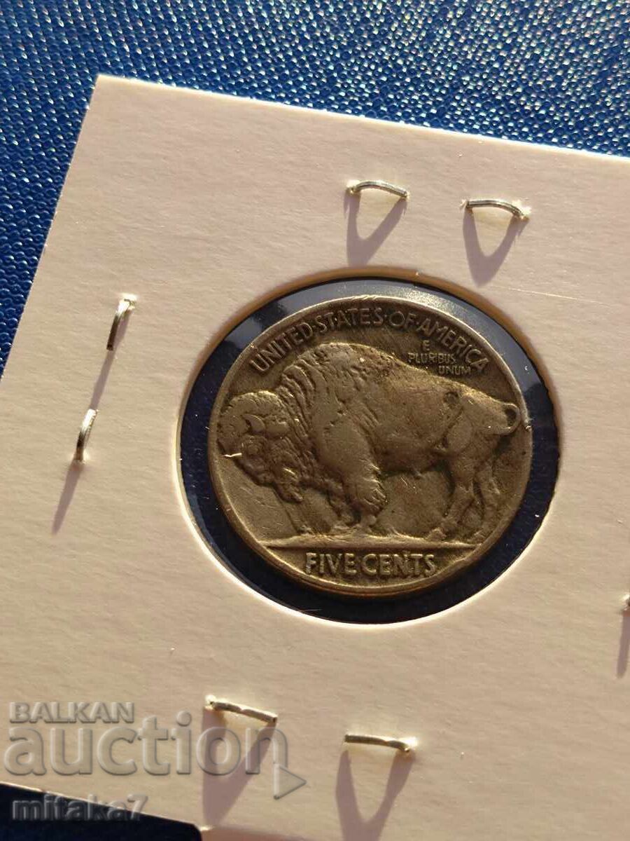 5 цента 1936 година, САЩ с цена € 7.00 | 13.69 лв.