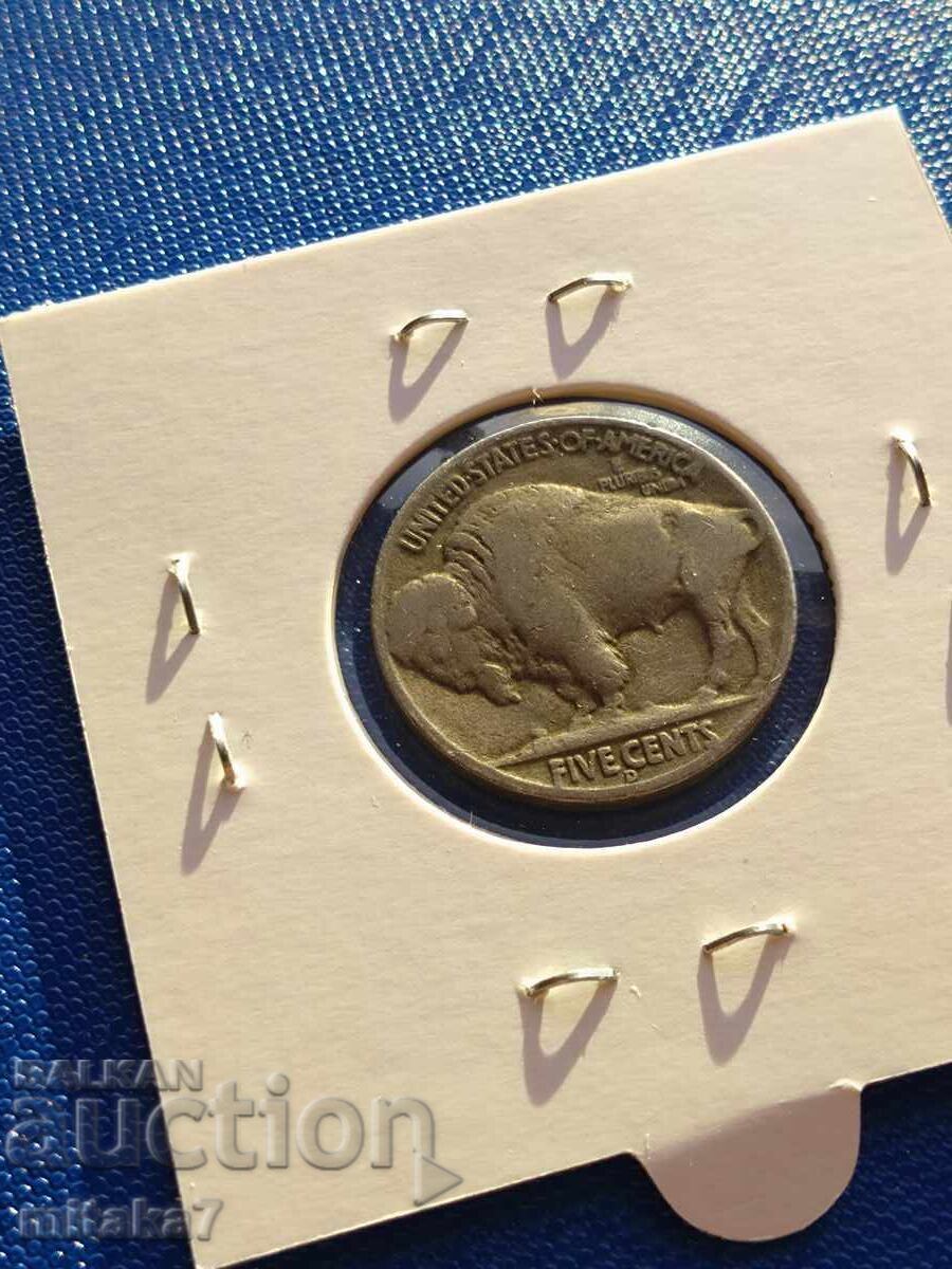 5 цента 1936 година, САЩ с цена € 7.00 | 13.69 лв.