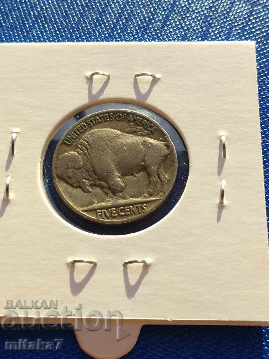 5 цента 1937 година, САЩ с цена € 7.00 | 13.69 лв.