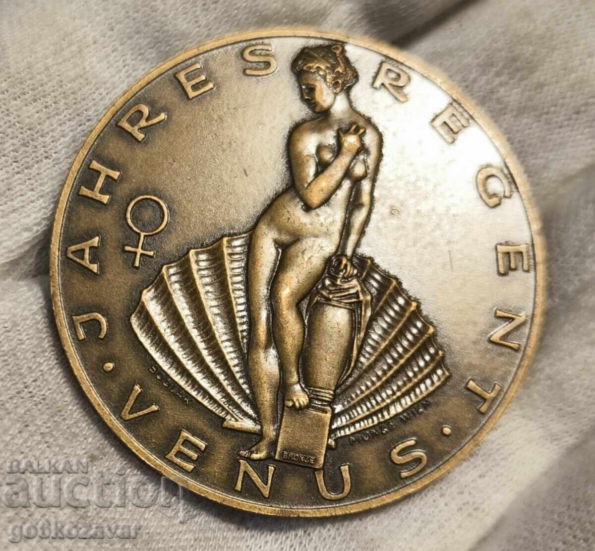 Medalie cu calendar Austria Anul Conducător Venus 1983 Bronz cu preț € 6.60 | 12.91 BGN