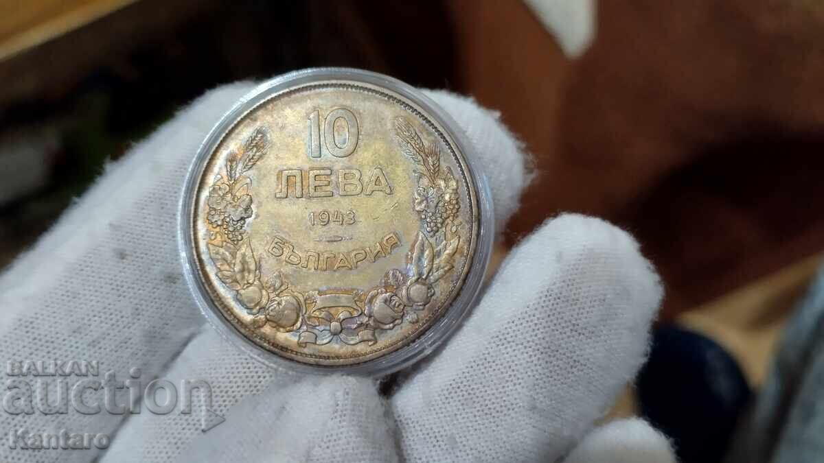 Licitație Monedă - BULGARIA - 10 BGN - 1943