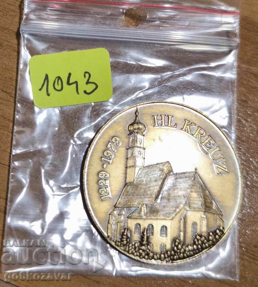 Auction  Commemorative medal for the "Holy Cross" Church, Germany!