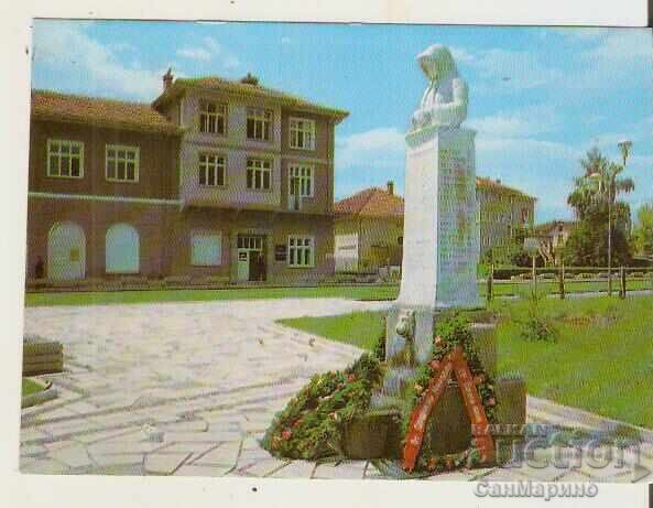 Bulgaria Postcard Pavel Banya Monument to the Fallen Bulgaria Postcard Pavel Banya Monument to the Fallen