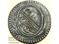 3 хелера 1827-1841 Швейцария Цюрих билон