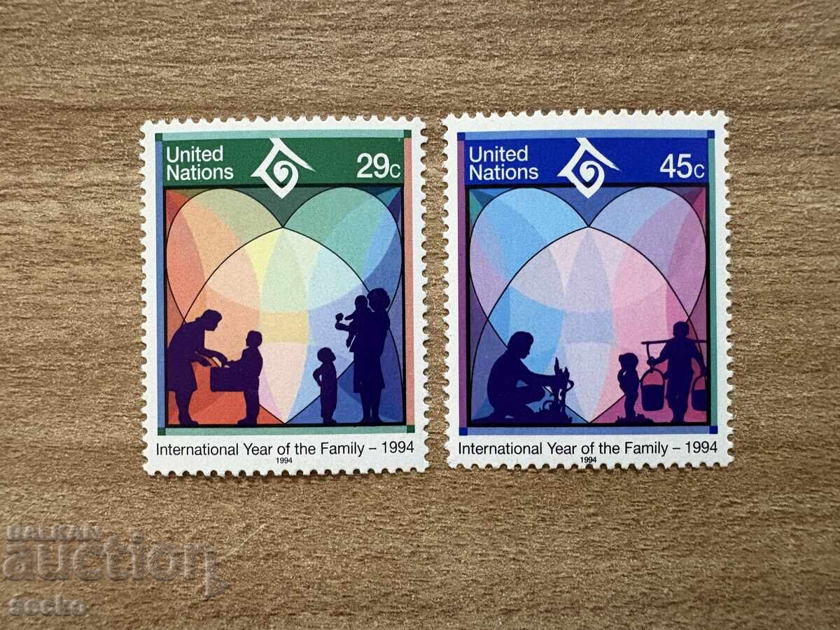 UN New York - International Year of the Family (1994) MNH