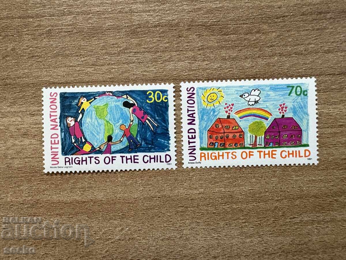UN New York - Children's Drawings (1991) MNH UN New York - Children's Drawings (1991) MNH