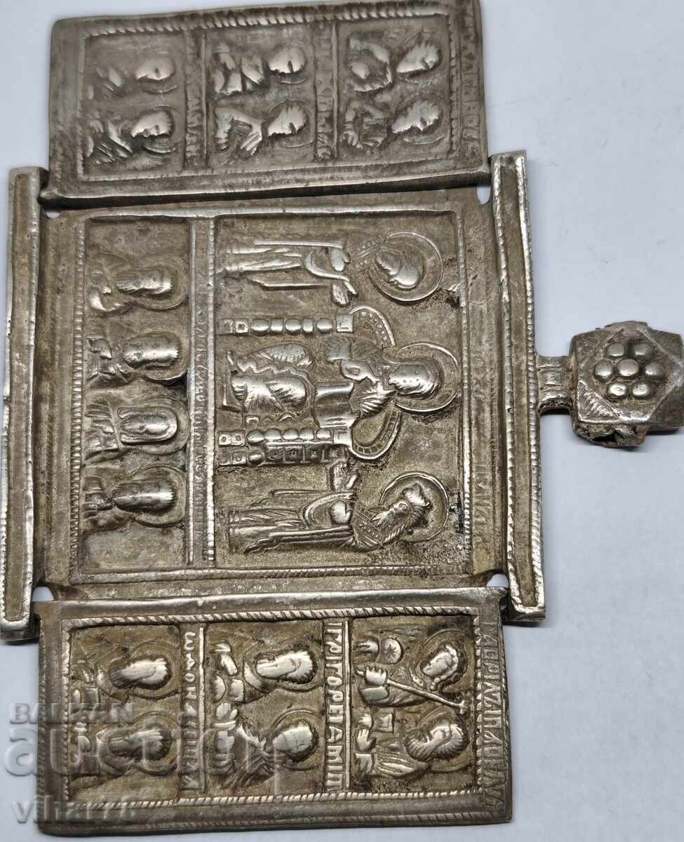 Licitație Icoană rusă - triptic - șașan