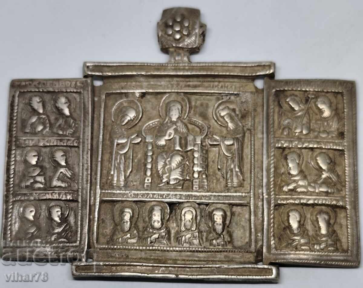 Icoană rusă - triptic - șașan