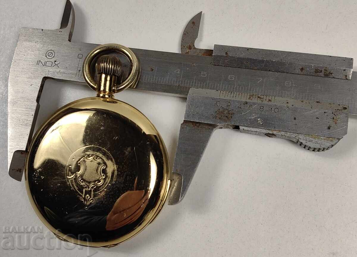 Аукцион НАД 100-ГОДИШЕН ПОЗЛАТЕН МАРКИРАН МЪЖКИ ДЖОБЕН ЧАСОВНИК Аукцион НАД 100-ГОДИШЕН ПОЗЛАТЕН МАРКИРАН МЪЖКИ ДЖОБЕН ЧАСОВНИК