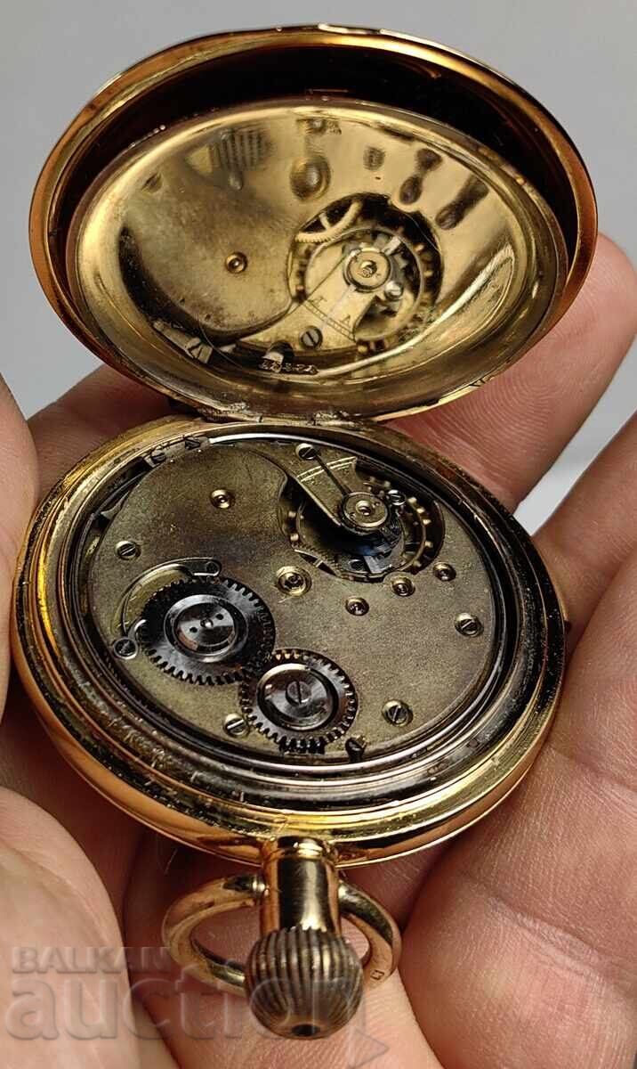 НАД 100-ГОДИШЕН ПОЗЛАТЕН МАРКИРАН МЪЖКИ ДЖОБЕН ЧАСОВНИК - 7 НАД 100-ГОДИШЕН ПОЗЛАТЕН МАРКИРАН МЪЖКИ ДЖОБЕН ЧАСОВНИК - 7