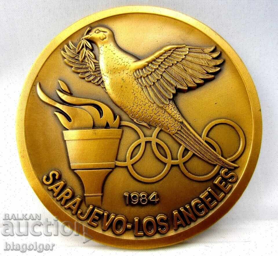 ΕΠΙΣΗΜΟ ΟΛΥΜΠΙΑΚΟ ΜΕΤΑΛΛΙΟ ΣΑΡΑΓΕΒΟ και ΛΟΣ ΑΝΤΖΕΛΕΣ 1984 με τιμή € 62.89 | 123.00 BGN