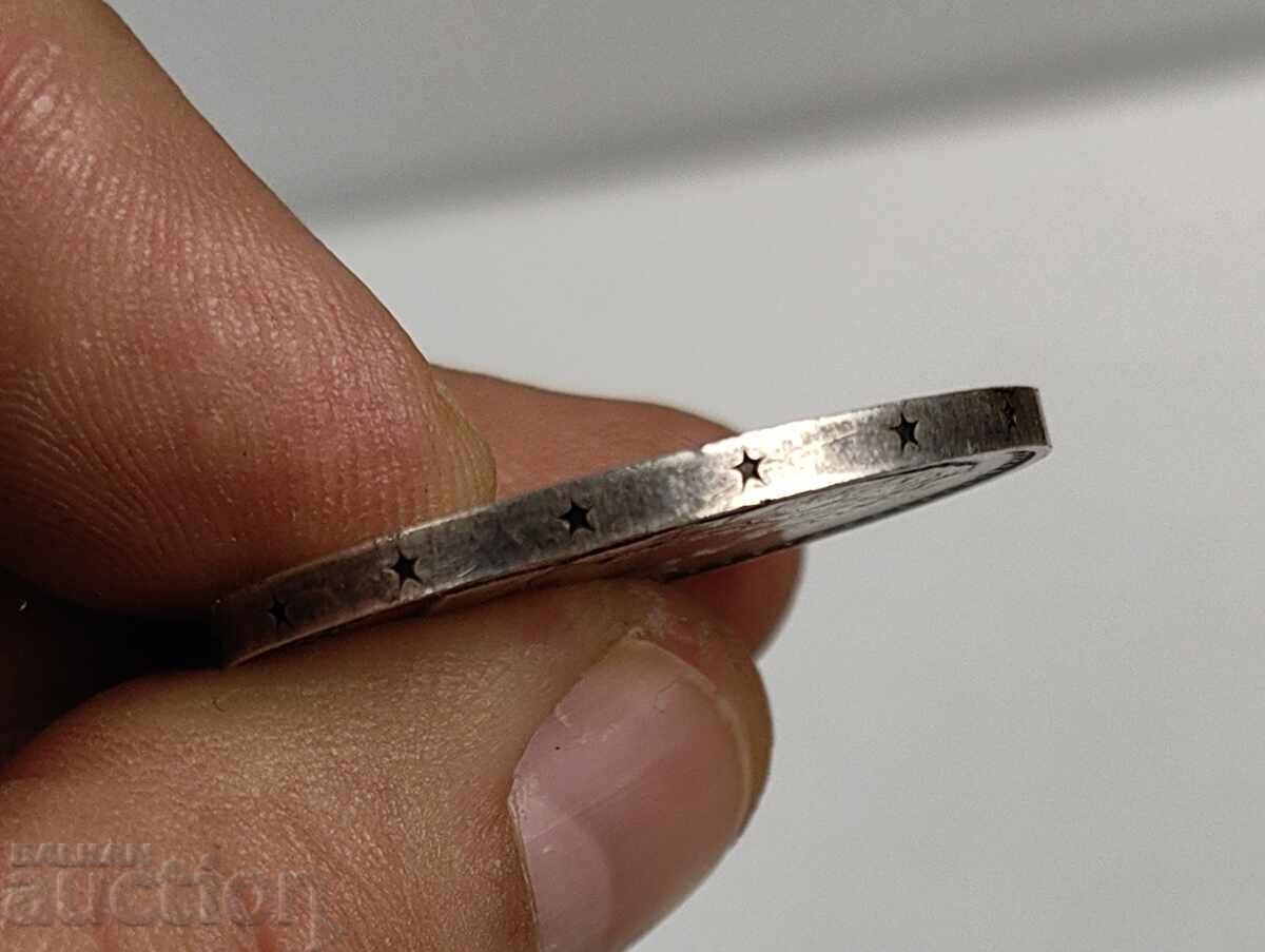 1970 5 LEVA IVAN VAZOV MONEDĂ DE ARGINT ARGINT BULGARIA RPB - 5