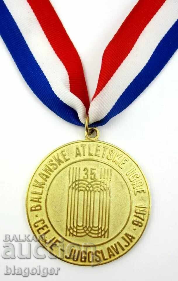1976 Balkan Games Ciele, Yugoslavia - Gold Medal - Winner