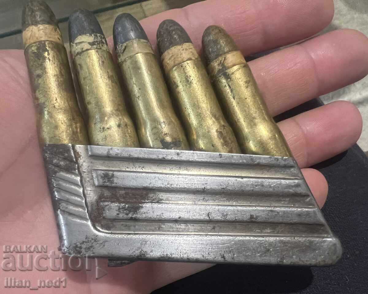 Box of cartridges for Mannlicher M86