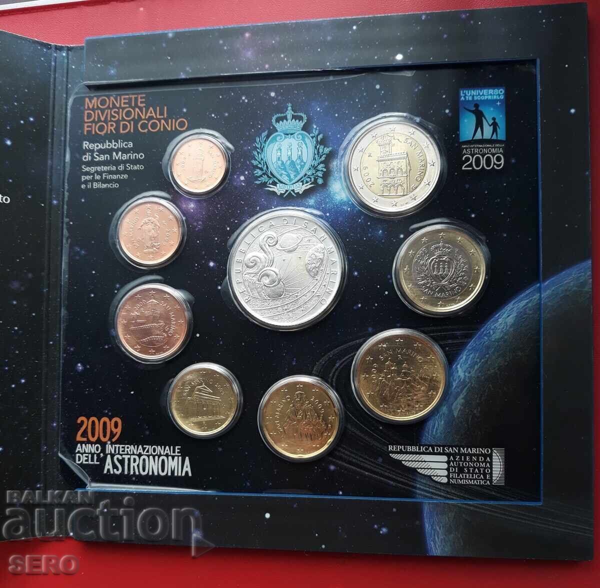 Delivery of San Marino SET 2009 of 9 coins - 5 euro silver Delivery of San Marino SET 2009 of 9 coins - 5 euro silver