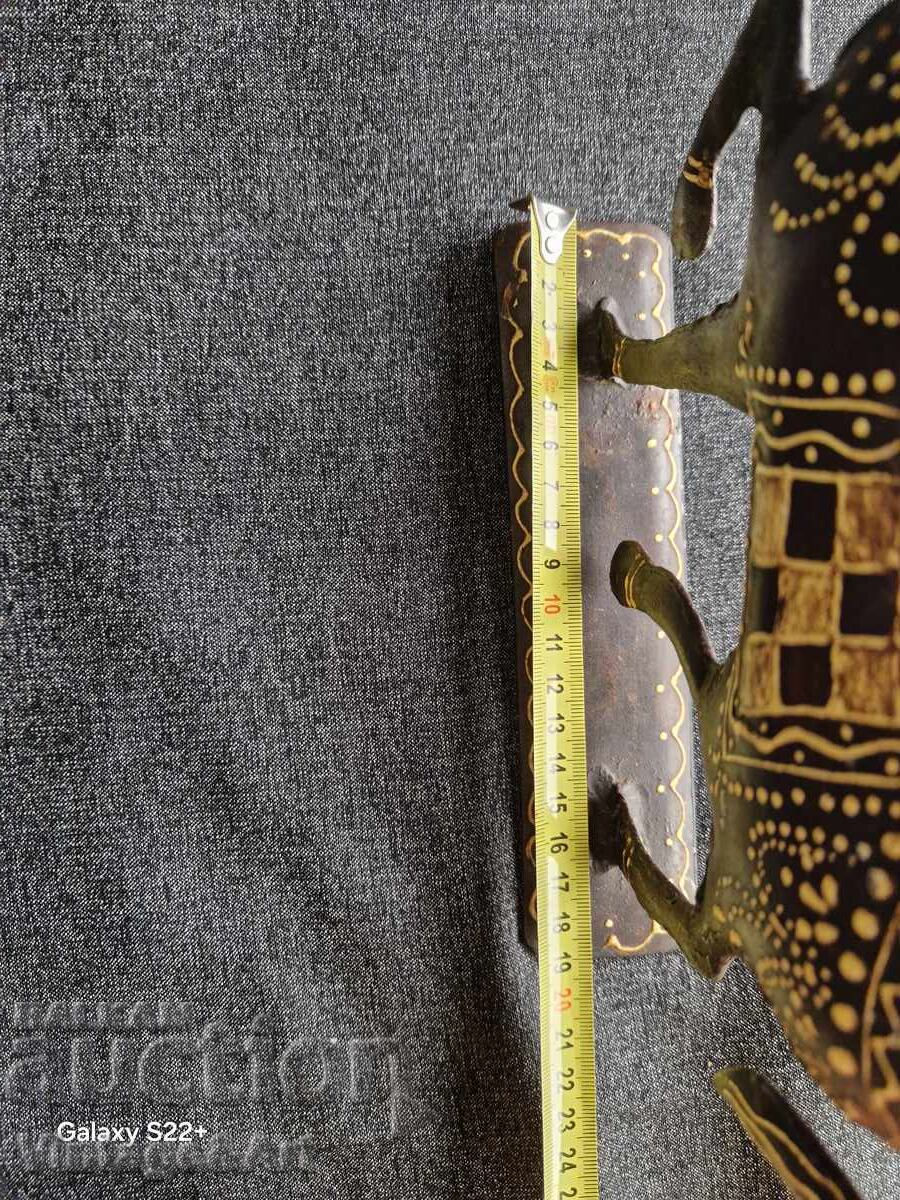 Figurină metalică veche de tablă, cal - 6 Figurină metalică veche de tablă, cal - 6