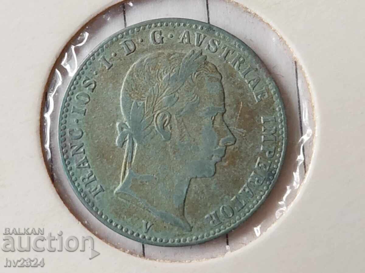 Austria 1/4 florin 1862 V Franz Joseph cu preț € 50.00 | 97.79 BGN