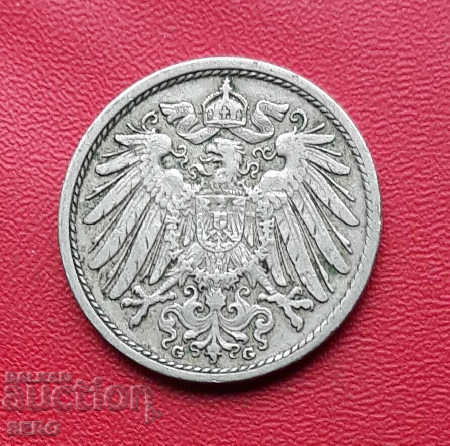 Γερμανία-10 Pfennig 1901 G-Karlsruhe-σπάνια με τιμή € 2.05 | 4.01 BGN Γερμανία-10 Pfennig 1901 G-Karlsruhe-σπάνια με τιμή € 2.05 | 4.01 BGN