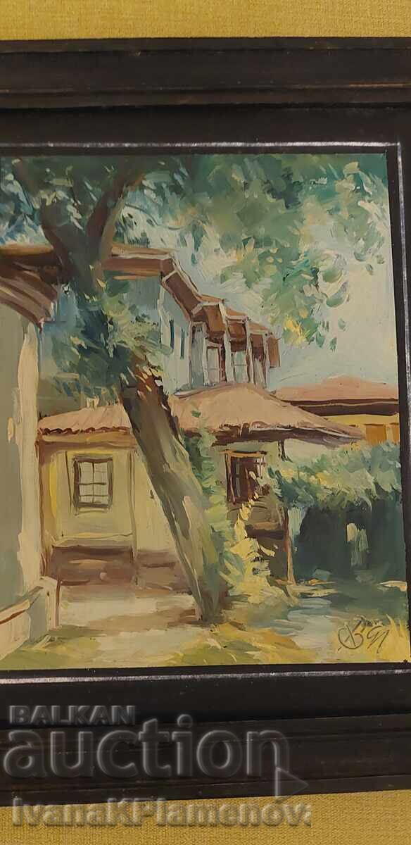 Painting on wooden board 30cm x 25cm for connoisseurs with price € 15.34 | 30.00 BGN