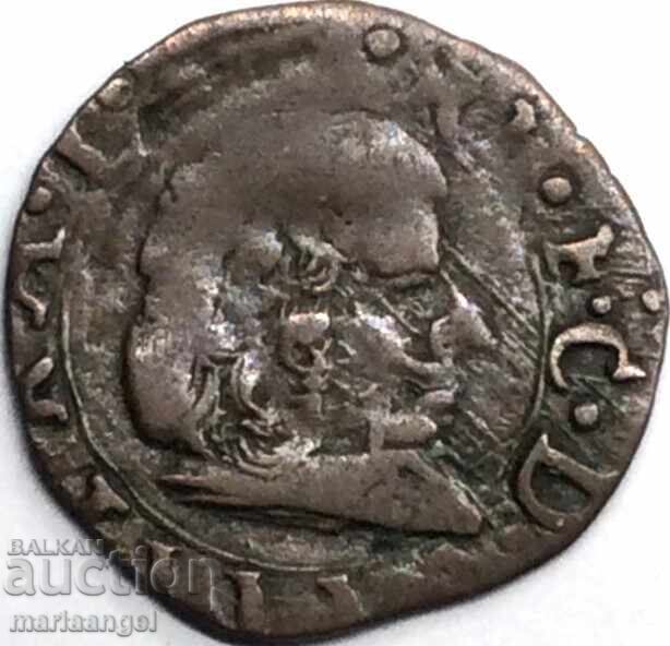 Italia 1 Soldo 1669-1707 Mantua Gonzaga - 7