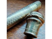 19th Century Star Gold-Plated Mechanical Pencil 14k Gold Plated