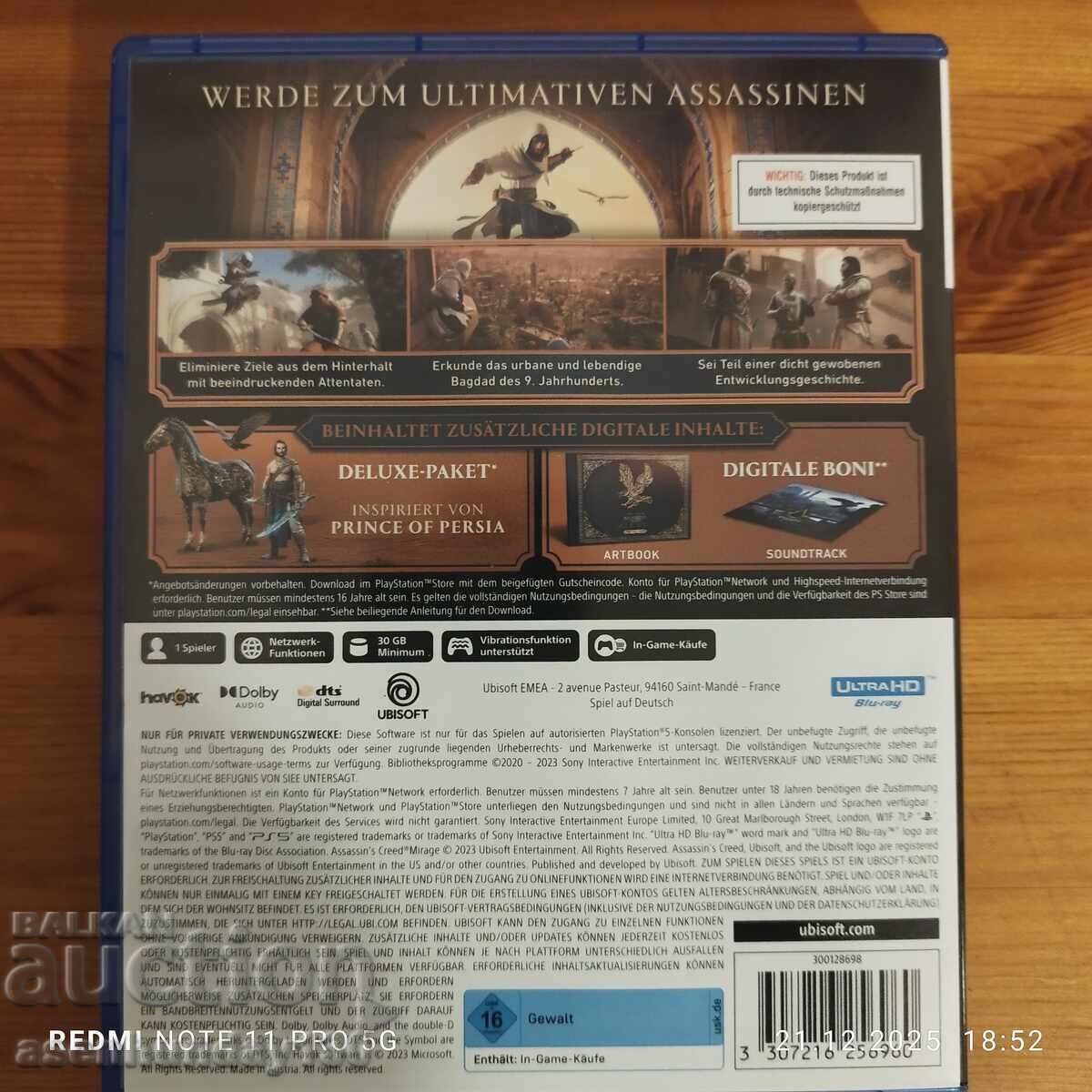 Доставка на Assassin's Creed Mirage за PS5 Доставка на Assassin's Creed Mirage за PS5