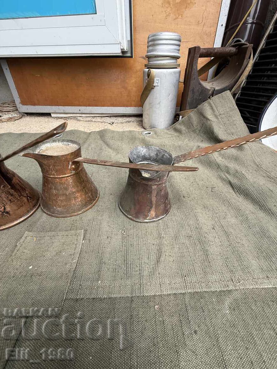 Delivery of Lot of Copper Cezves for Turkish Coffee