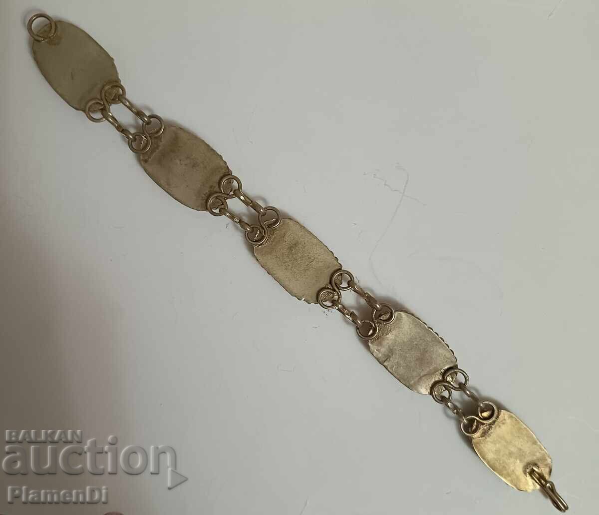 Αρχαίο ασημένιο, αναγεννησιακό βραχιόλι - 5