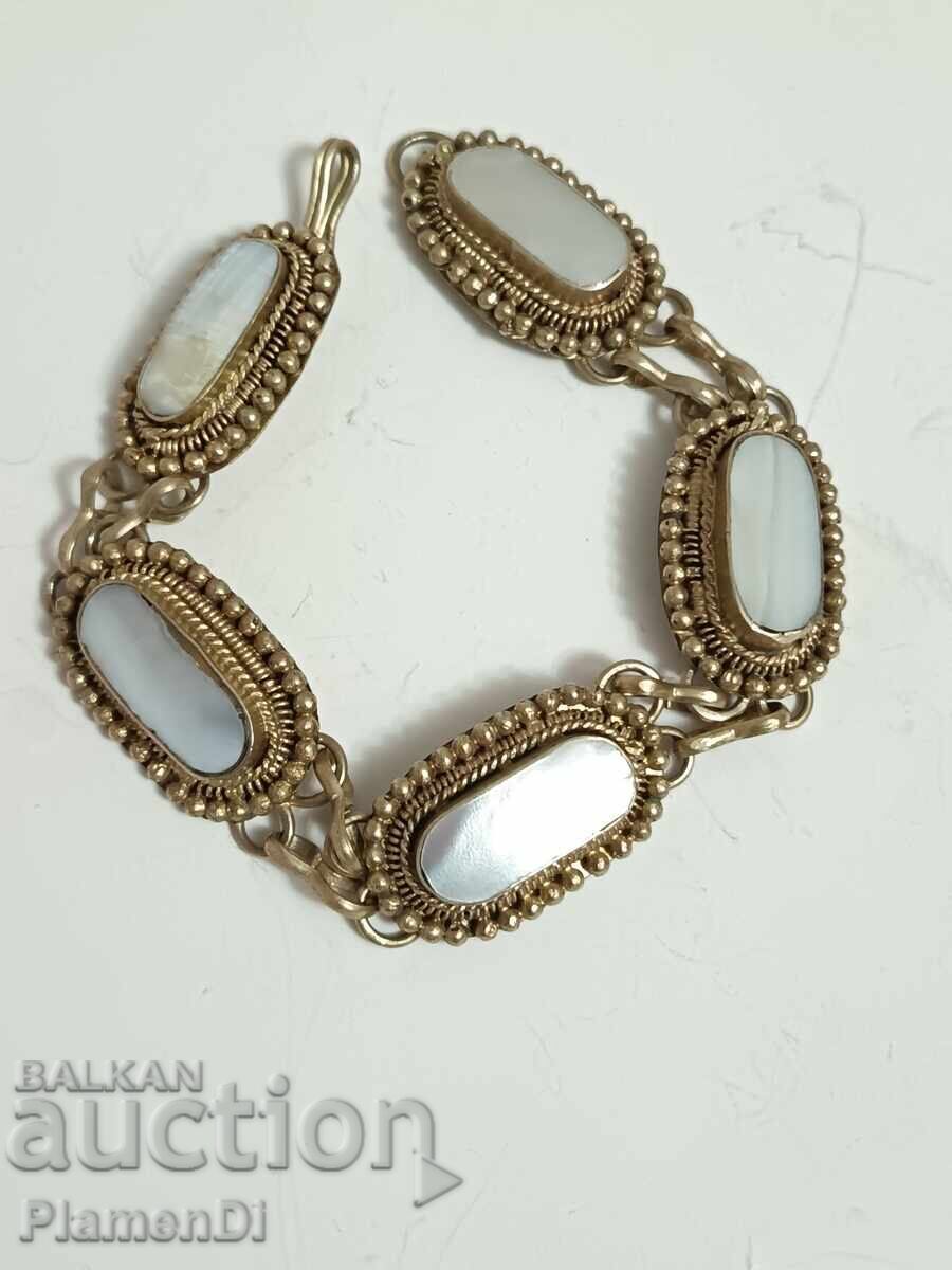 Αρχαίο ασημένιο, αναγεννησιακό βραχιόλι