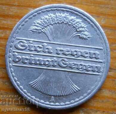 50 Pfennig 1921 - Γερμανία ( A ) με τιμή € 0.92 | 1.80 BGN