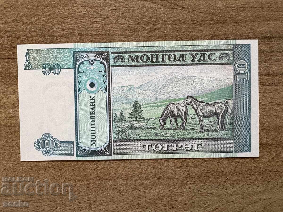 Mongolia - 10 Tugrik (1993) UNC with price € 0.72 | 1.41 BGN Mongolia - 10 Tugrik (1993) UNC with price € 0.72 | 1.41 BGN