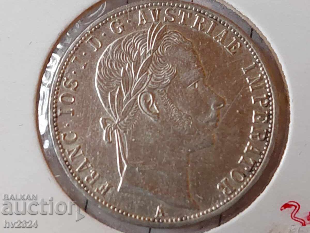 1 Florin 1860 Austria with price € 35.79 | 70.00 BGN