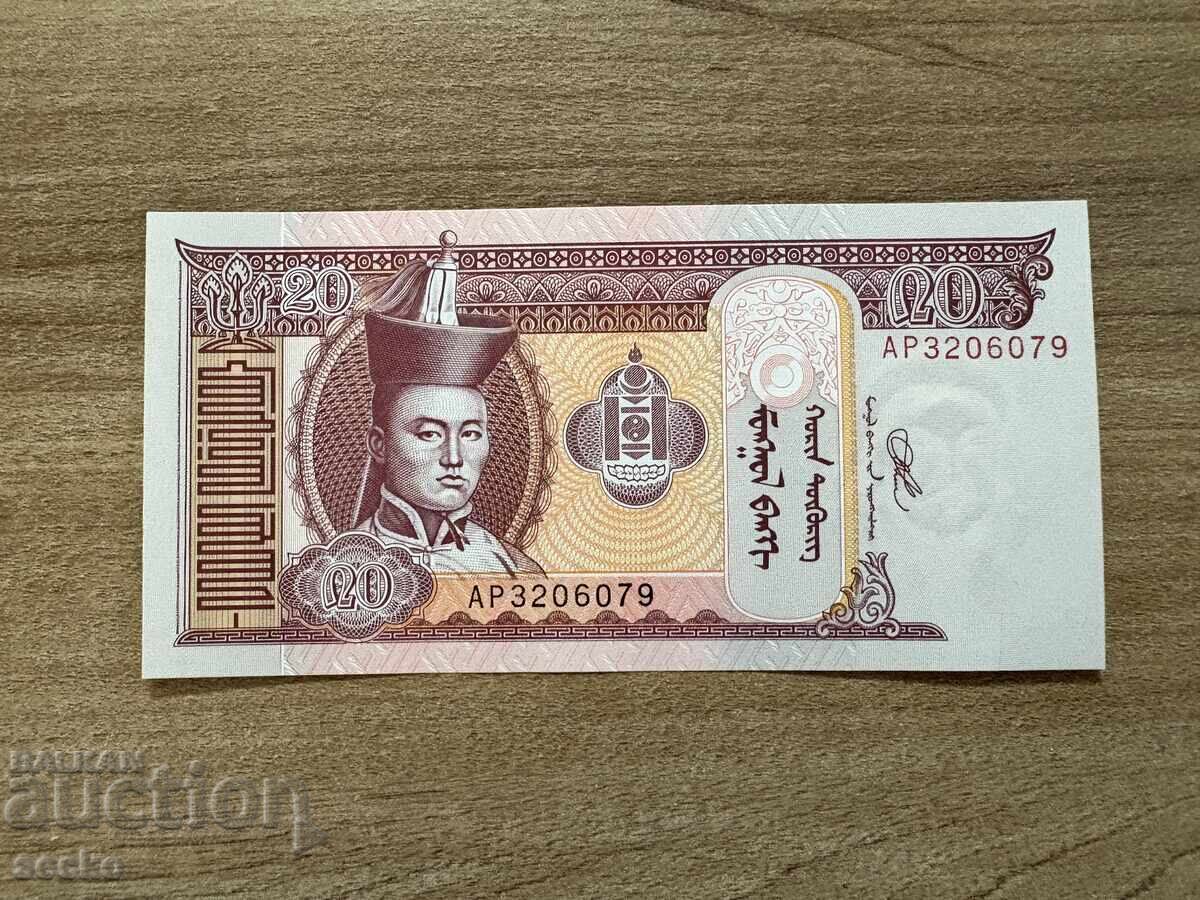 Mongolia - 20 Tugrik (2020) UNC