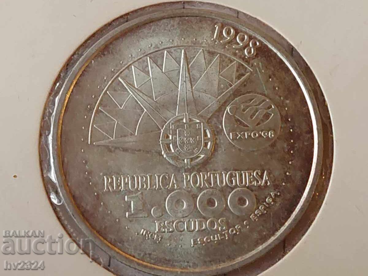 1000 escudos din 1998 (Anul Internațional al Oceanelor) cu preț € 40.00 | 78.23 BGN 1000 escudos din 1998 (Anul Internațional al Oceanelor) cu preț € 40.00 | 78.23 BGN