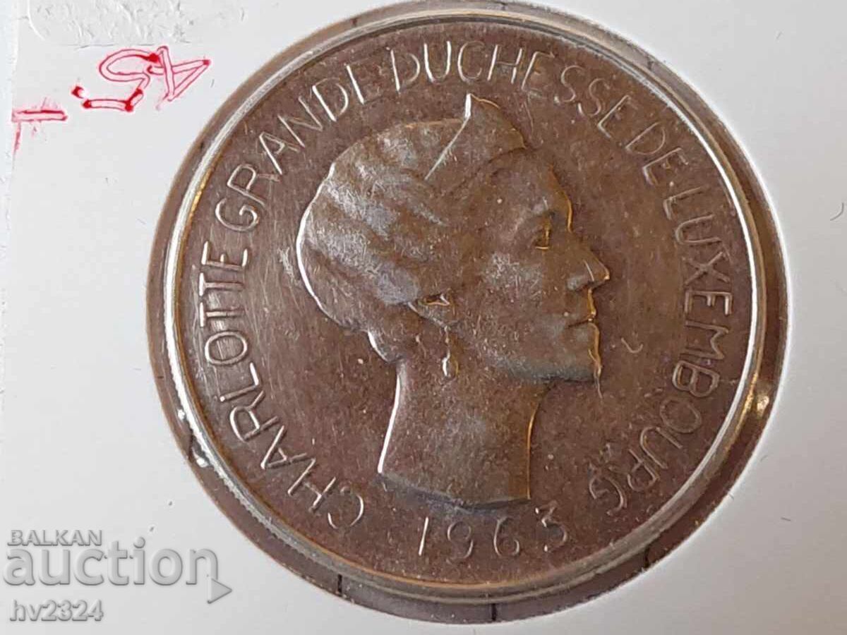 100 franci 1963, Luxemburg cu preț € 40.00 | 78.23 BGN