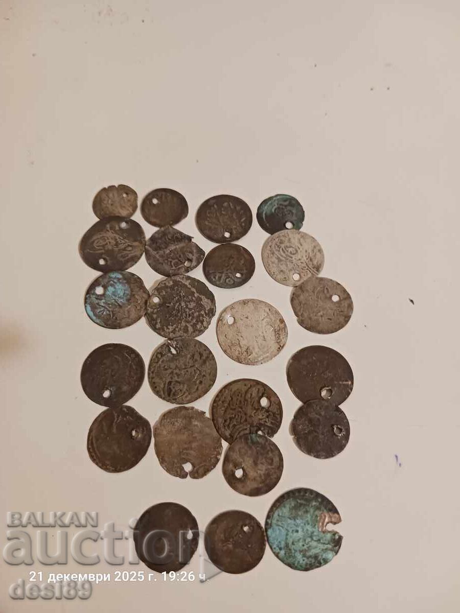 Τουρκικά ασημένια νομίσματα 23 τεμάχια