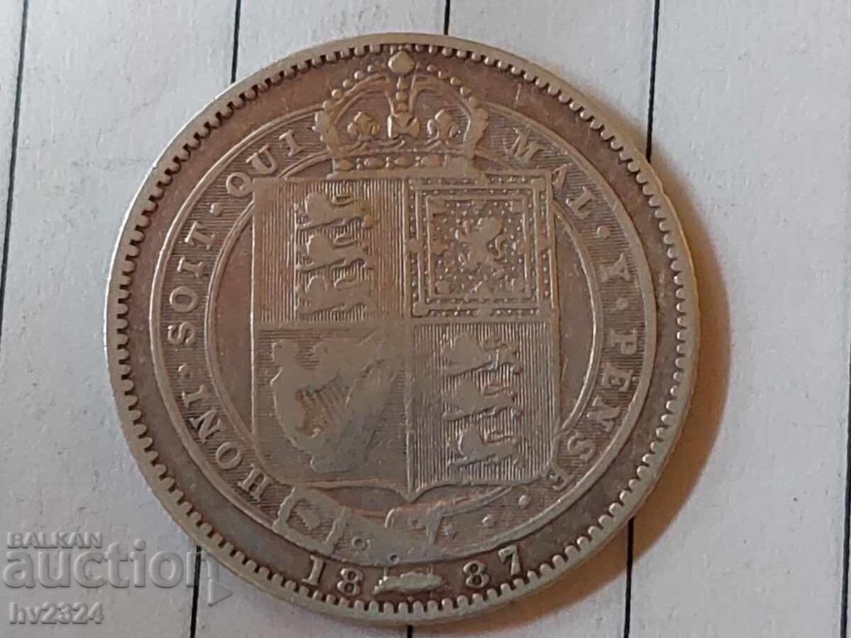 Ηνωμένο Βασίλειο 6 πένες 1887