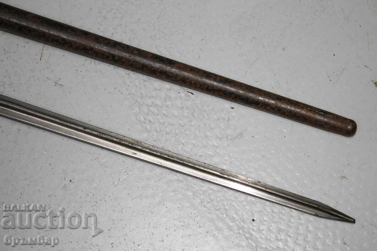 Livrarea Rare franțuzesc baionetă Lebel M1886, original scurtat