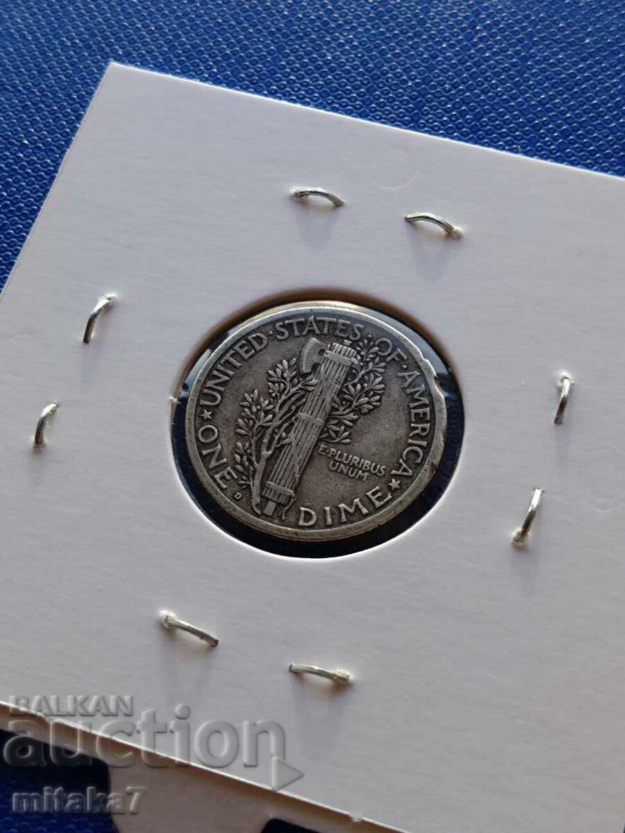 1 dime 1919, SUA cu preț € 11.25 | 22.00 BGN