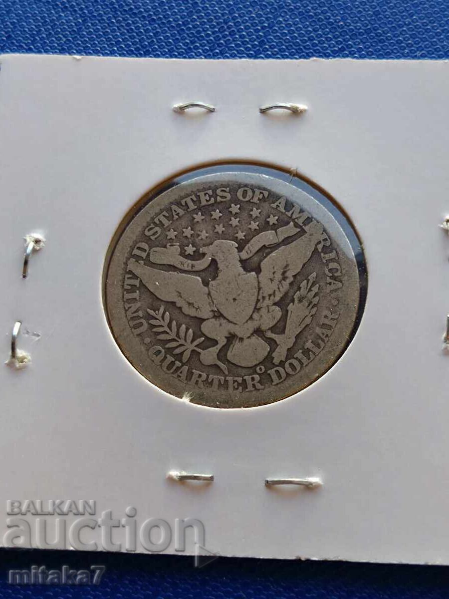 1/4 долар 1908 година, САЩ с цена € 21.47 | 41.99 лв.