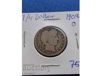 1/4 δολάριο 1908, ΗΠΑ