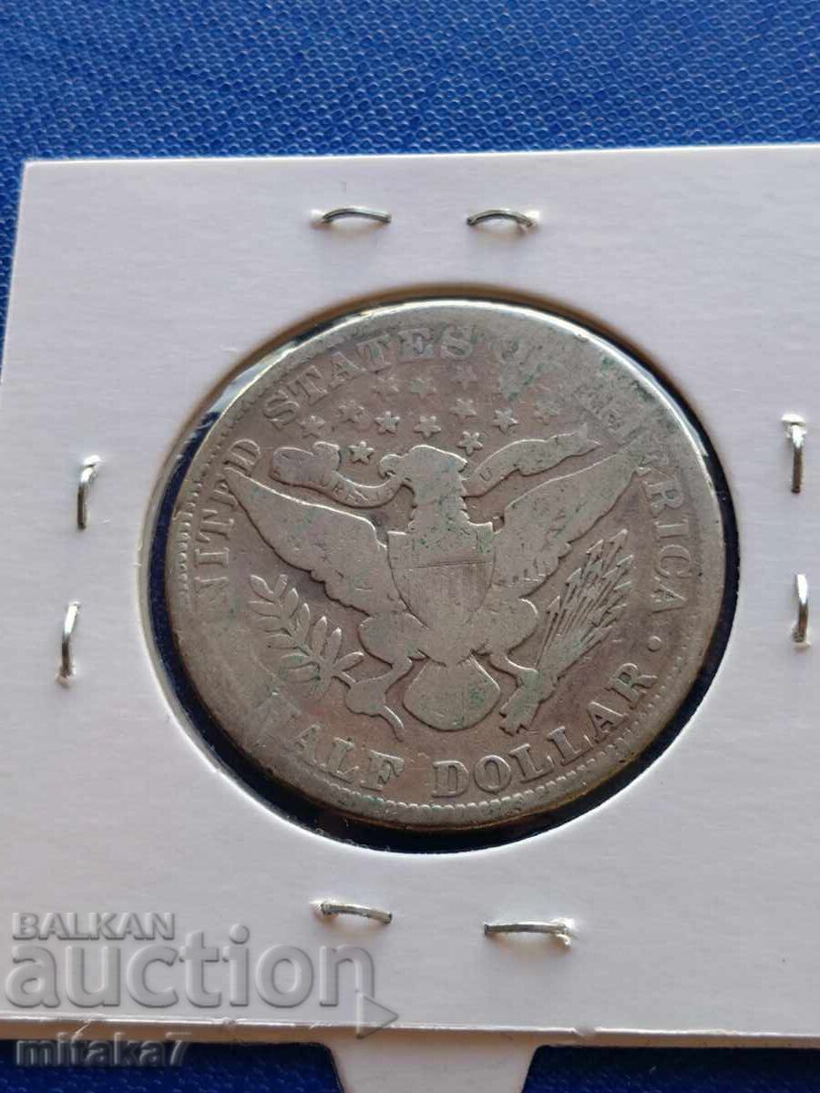 1/2 долар 1899 година, САЩ с цена € 44.00 | 86.06 лв.