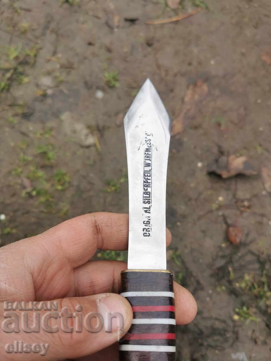 Cuțit german, pumnal original pentru aruncare - 7