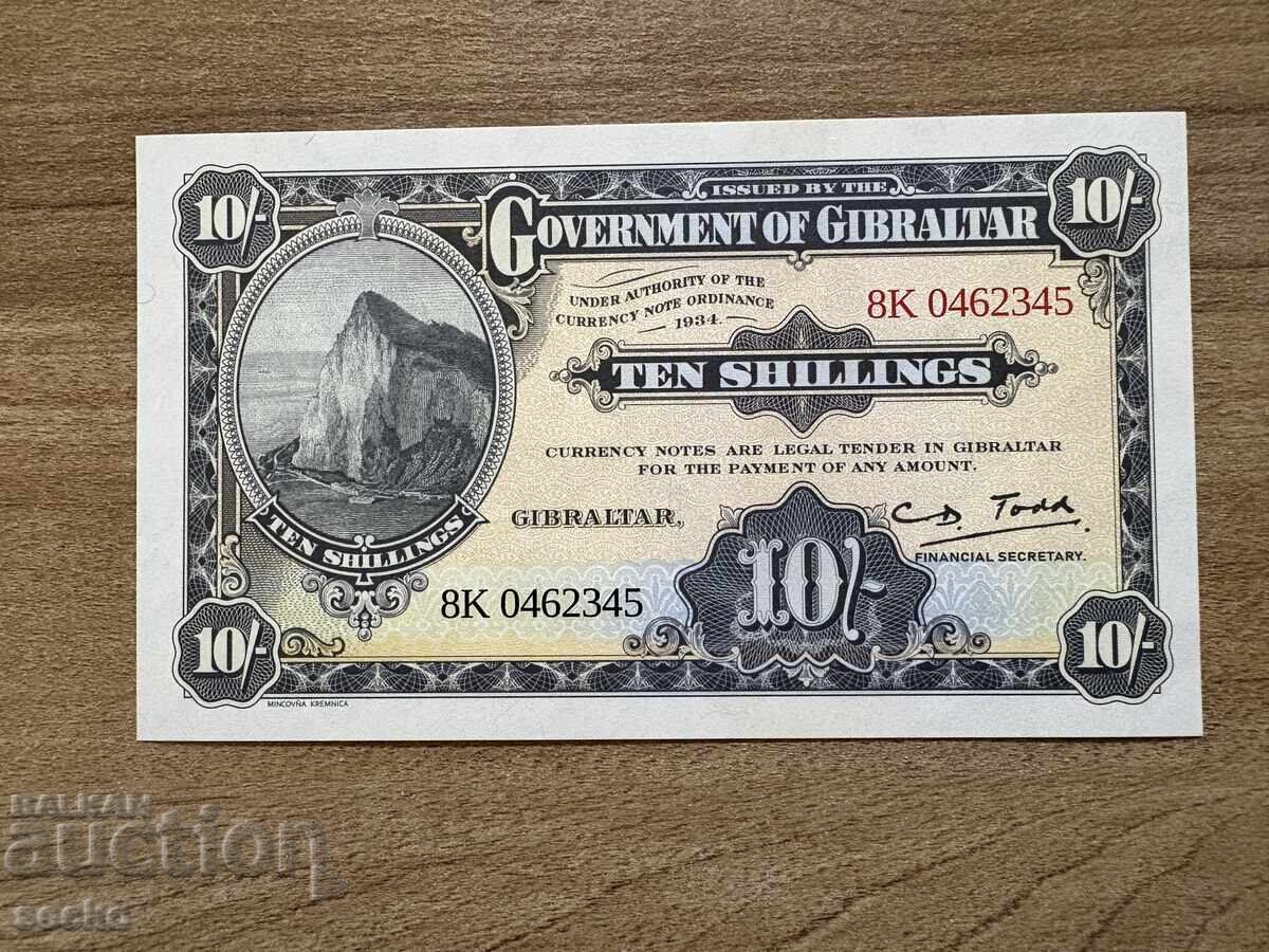 Gibraltar - 10 Shillings (2018), UNC