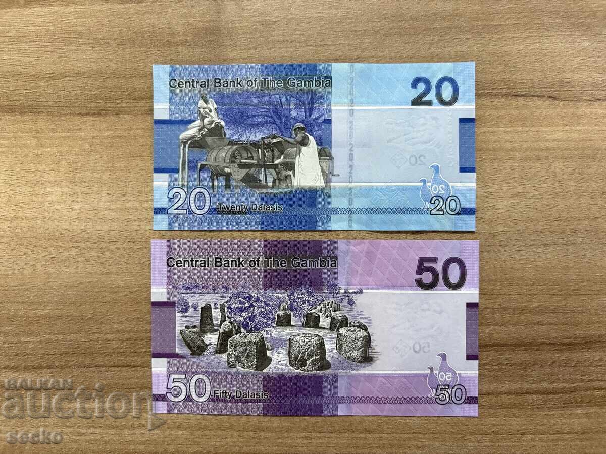 Παρτίδα τραπεζογραμματίων Γκάμπια 5-200 ντάλασι (2023) UNC - 5