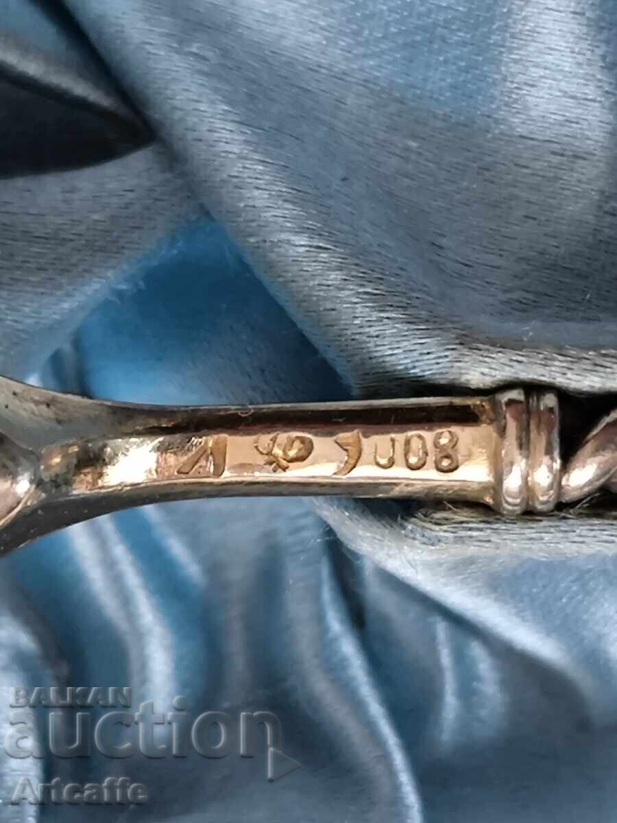 Аукцион Сребърни лъжички, изработени от висококачествено сребро 800