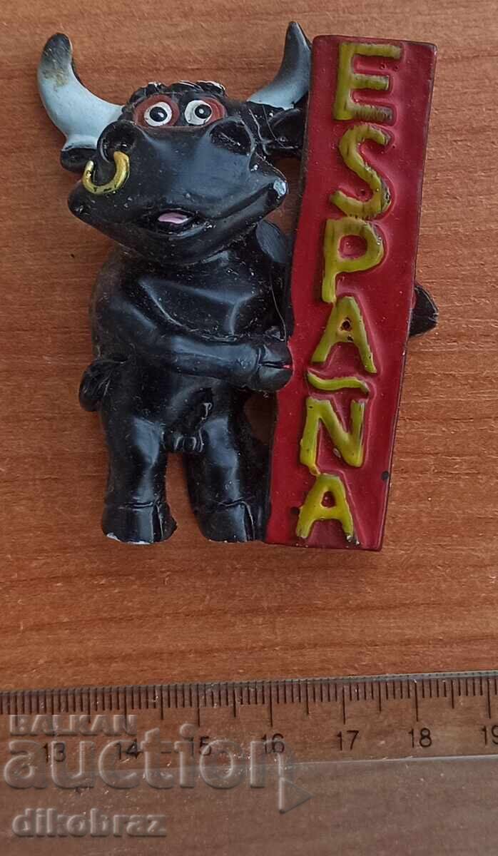 Μαγνητικό σουβενίρ ψυγείου Ισπανίας - από λεπτό (cent) Μαγνητικό σουβενίρ ψυγείου Ισπανίας - από λεπτό (cent)