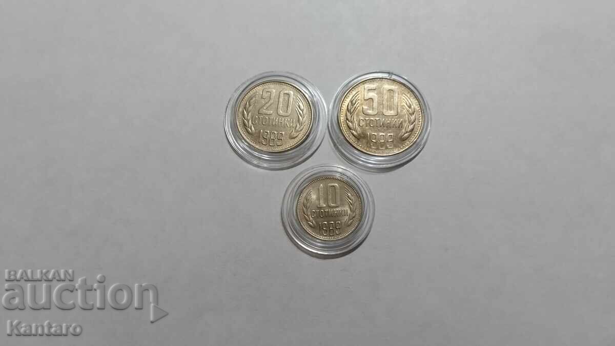 Delivery of Coin - BULGARIA - COMPLETE LOT - 1989