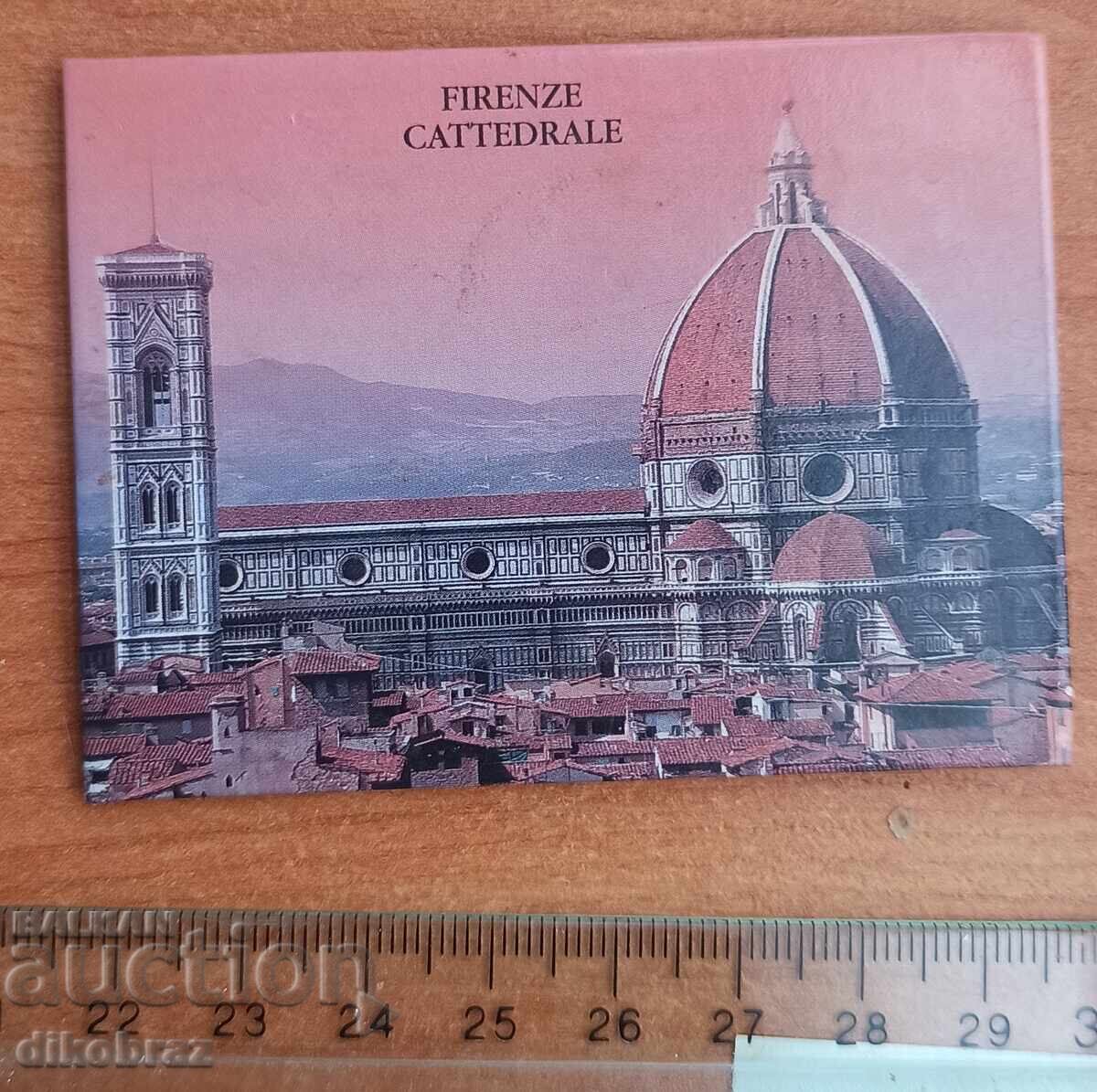 Magnet souvenir for refrigerator Florence - from cent