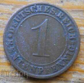 1 пфениг 1924 г. - Германия ( A ) rentenpfennig